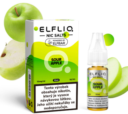 chi tiết ELFLIQ 20MG SOUR APPLE 10ML