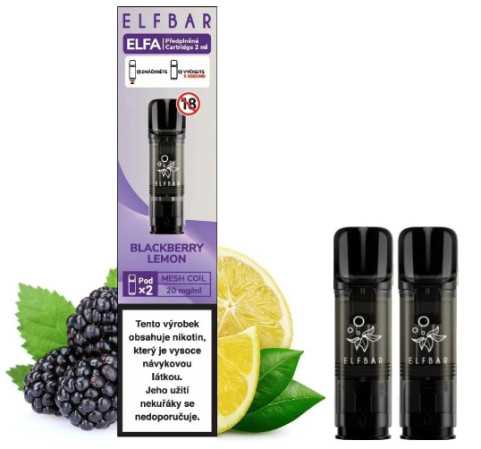 detail ELFA POD BLACKBERRY LEMON