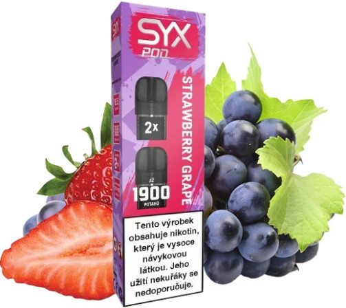 detail SYX POD STRAWBERRY GRAPE 16,5MG/ML