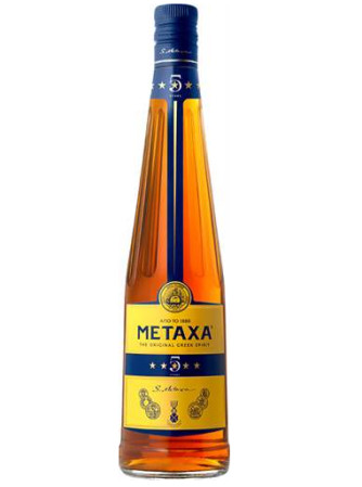 detail Metaxa 5 Star holá 38% 0,7L