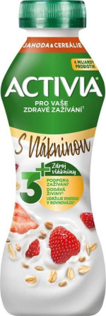 detail Activia Nápoj Jahoda/cereálie