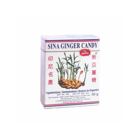 detail Sina Ginger Candy 56g