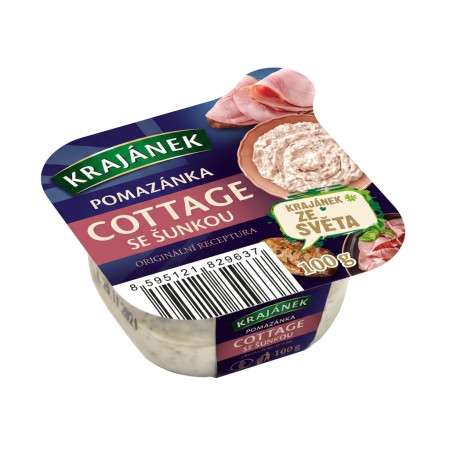 chi tiết Krajánek pomazánka cottage se šunkou 100g