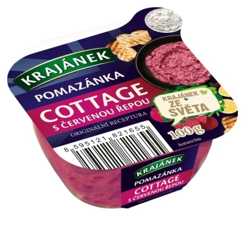 chi tiết Krajánek pomazánka cottage s črevenou řepou 100g