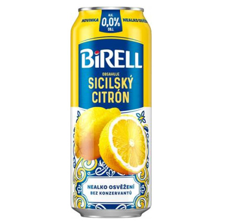 chi tiết Birell 500ml plech - Sicilský Citron