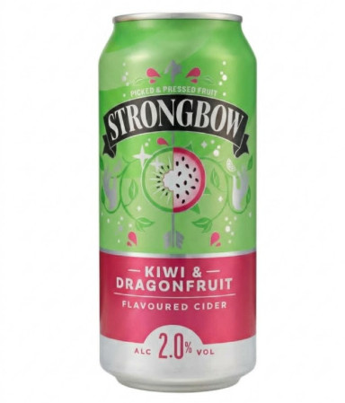 detail Strongbow 0,44L Kiwi & Dragon fruit
