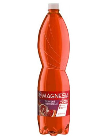 chi tiết Magnesia PET RED červený pomeranč 1,5L