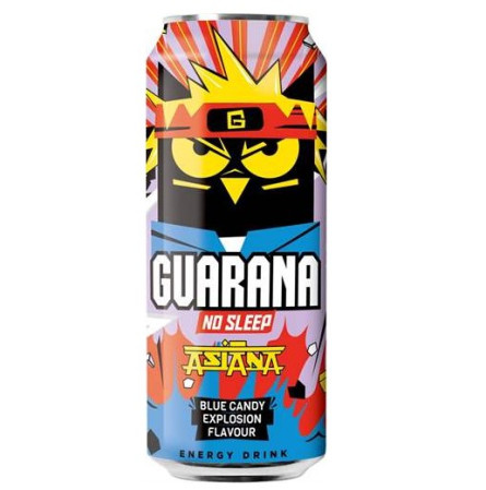 detail Guarana plech 0,5L Blue Candy