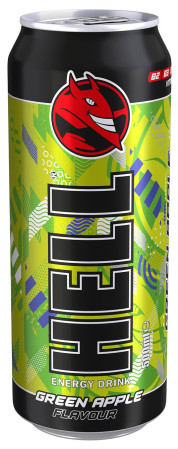 detail Hell energy 0,5L Green Apple