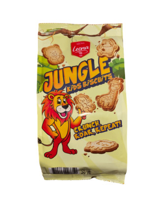 detail Leona JUNGLE KIDS čajové sušenky 200g