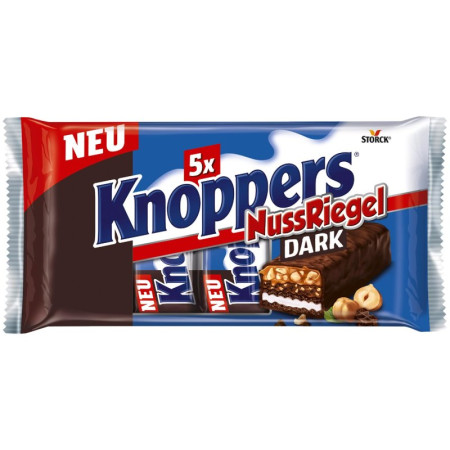 chi tiết Knoppers 5x40g NussRiegel Dark