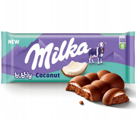 detail Milka Bubbly 97g Coconut - 12ks/kart
