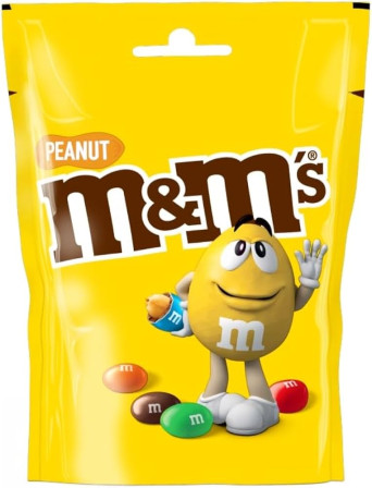 chi tiết Bonb M&M's Peanut 125g - 15ks/kart