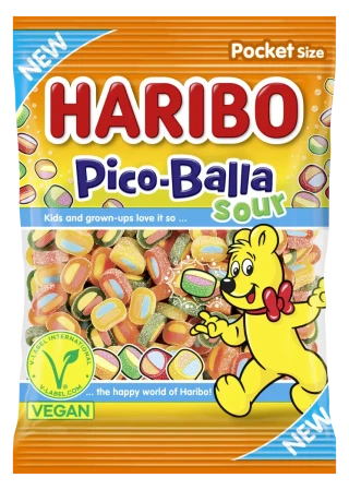 detail Haribo 80g Pico Balla sour