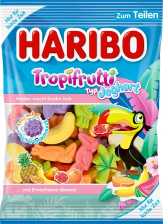 chi tiết Haribo 200g Tropi Frutti joghurt