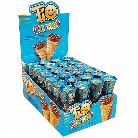 chi tiết Tio Cornet 25g hazelnut cream