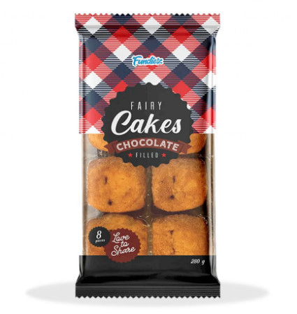 detail Fundier Muffin Cakes Chocolate 8ks 200g
