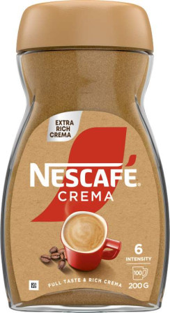 detail Nescafe 200g Crema sklo