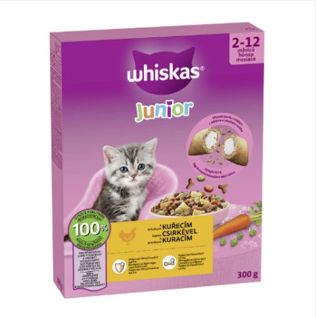 chi tiết Whiskas gran 300g Junior - 6ks/kart