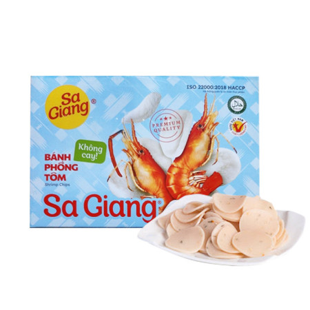 detail Banh phong tom Sa Giang 200g