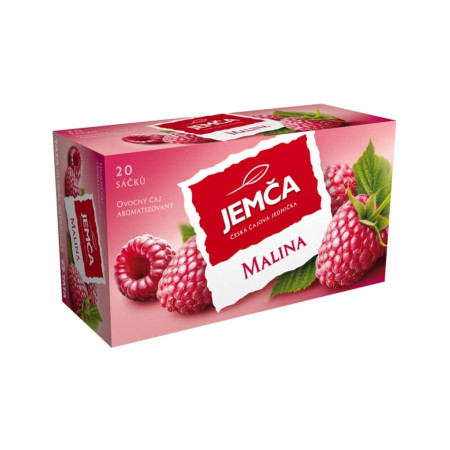 detail JEMČA čaj 40g malina