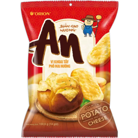 detail Banh gao AN khoai tay pho mai 100,8g