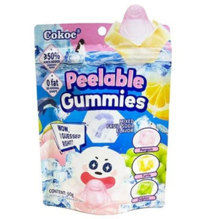 detail Cokoc Peelable Gummies 75g Soda