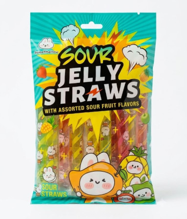 detail Jelly Straws 300g Sour