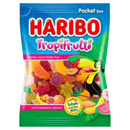 detail Haribo 100g tropi fruiti