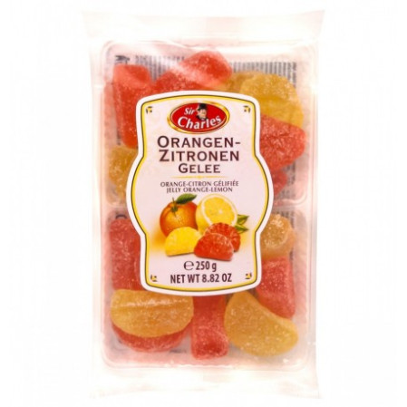 chi tiết Želé 250g Orange & lemon - 20ks/kart