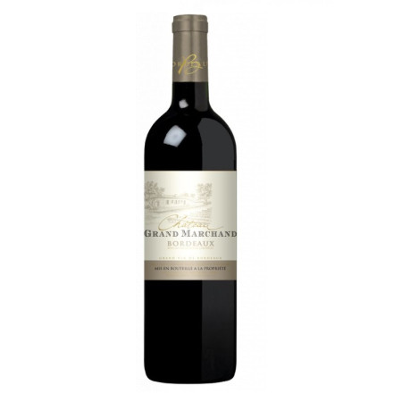detail Bordeaux Chateau Grand marchand 750ml