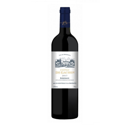 detail Bordeaux Rouge AOC chateau de de gachon 750ml