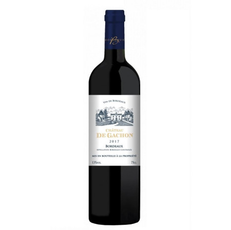 detail Bordeaux Rouge AOC chateau de de gachon 750ml