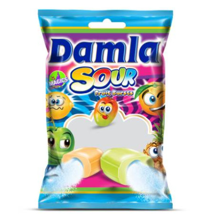 detail Damla 90g Sour Fruit Bursts