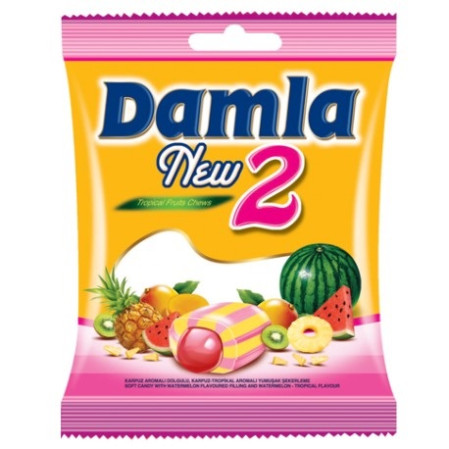detail Damla 90g New 2 Tropical Fruits