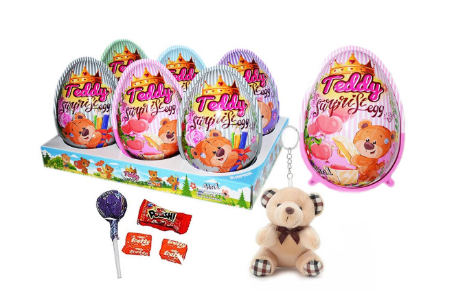 chi tiết Vajíčko XXXL - Teddy plastic 20g x 6