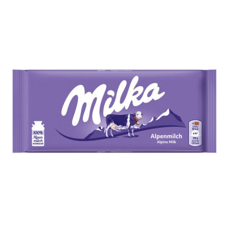 chi tiết Milka 90g Alpine Milk