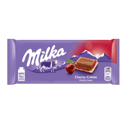 chi tiết Milka 100g Cherry creme