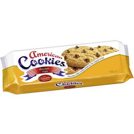 detail American cookies 160g choco chips