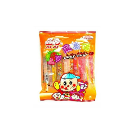 detail JinJin jelly strip 470g (thach que)