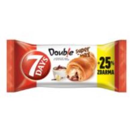 detail 7Days Croissant 110g Double kakao + vanilka