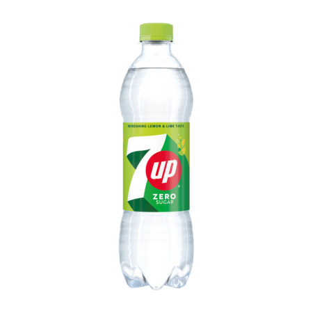detail 7UP zero sugar 0.5L PET