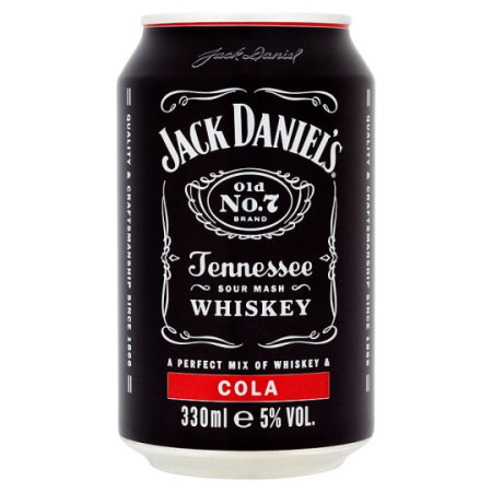 chi tiết Jack Daniels & Coca Cola 0,33L