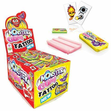 chi tiết JB MONSTER gum + tattoo 5g x 200