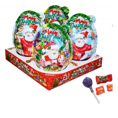 chi tiết Vajíčko SUPER big MARRY CHRISTMAS 50gx4