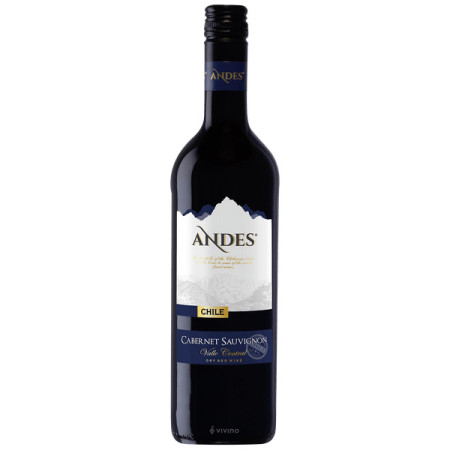 detail Andes Cabernet Sauvignon Chile 750ml