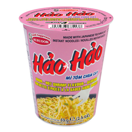 chi tiết Hao Hao instantní nudle CUP 67g x 24