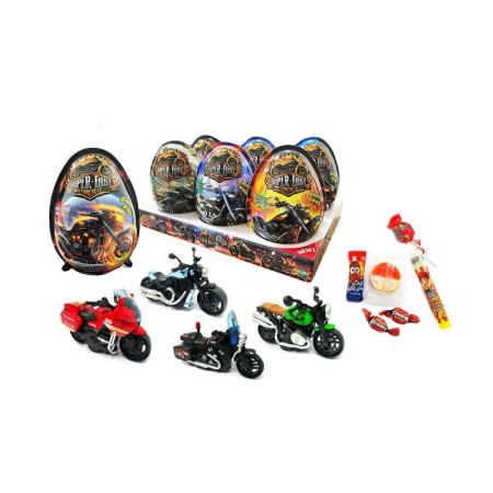 chi tiết Vajíčko XXXL - MOTORCYCLE plastic 25g x 6