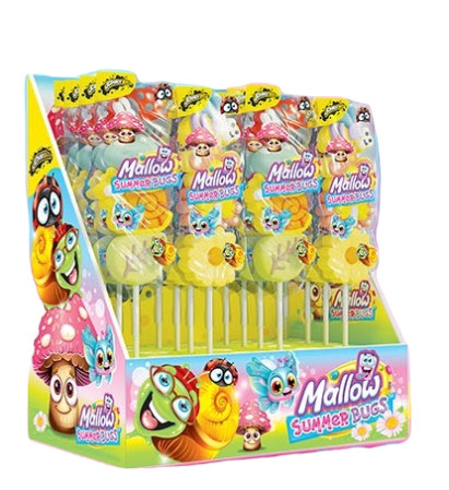 detail JB MALLOW SUMMER BUGS – lízátka marshmallow 50g x 24