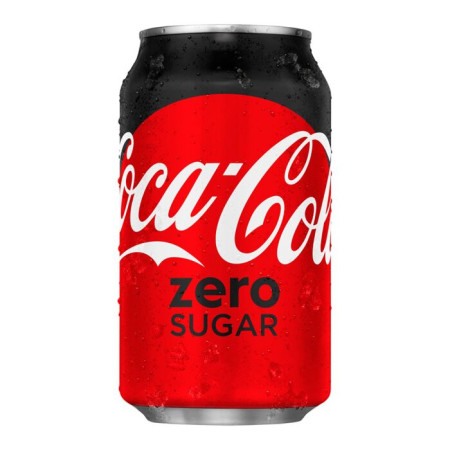 detail Coca cola EU 330ml Zero (lon lun)